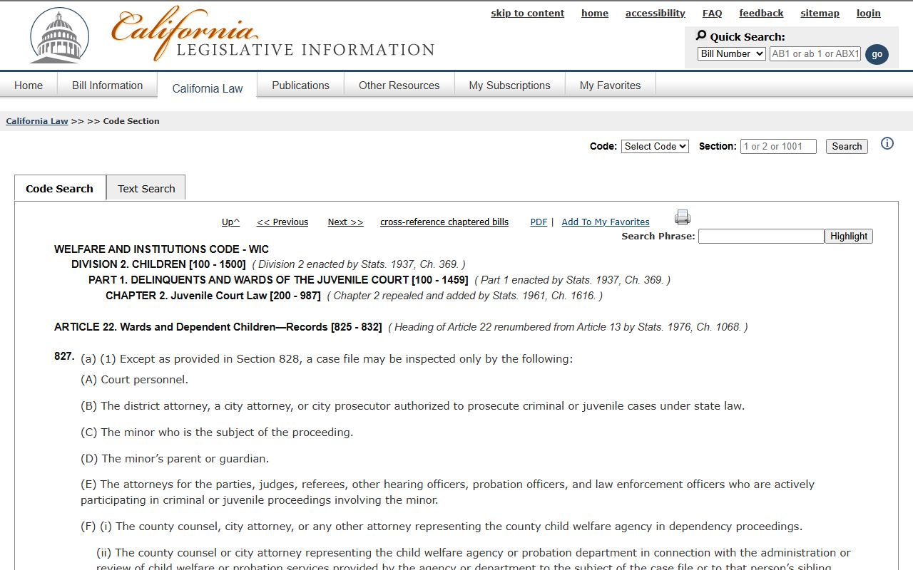 San Bernardino County criminal records WIC 827 juvenile case file confidentiality