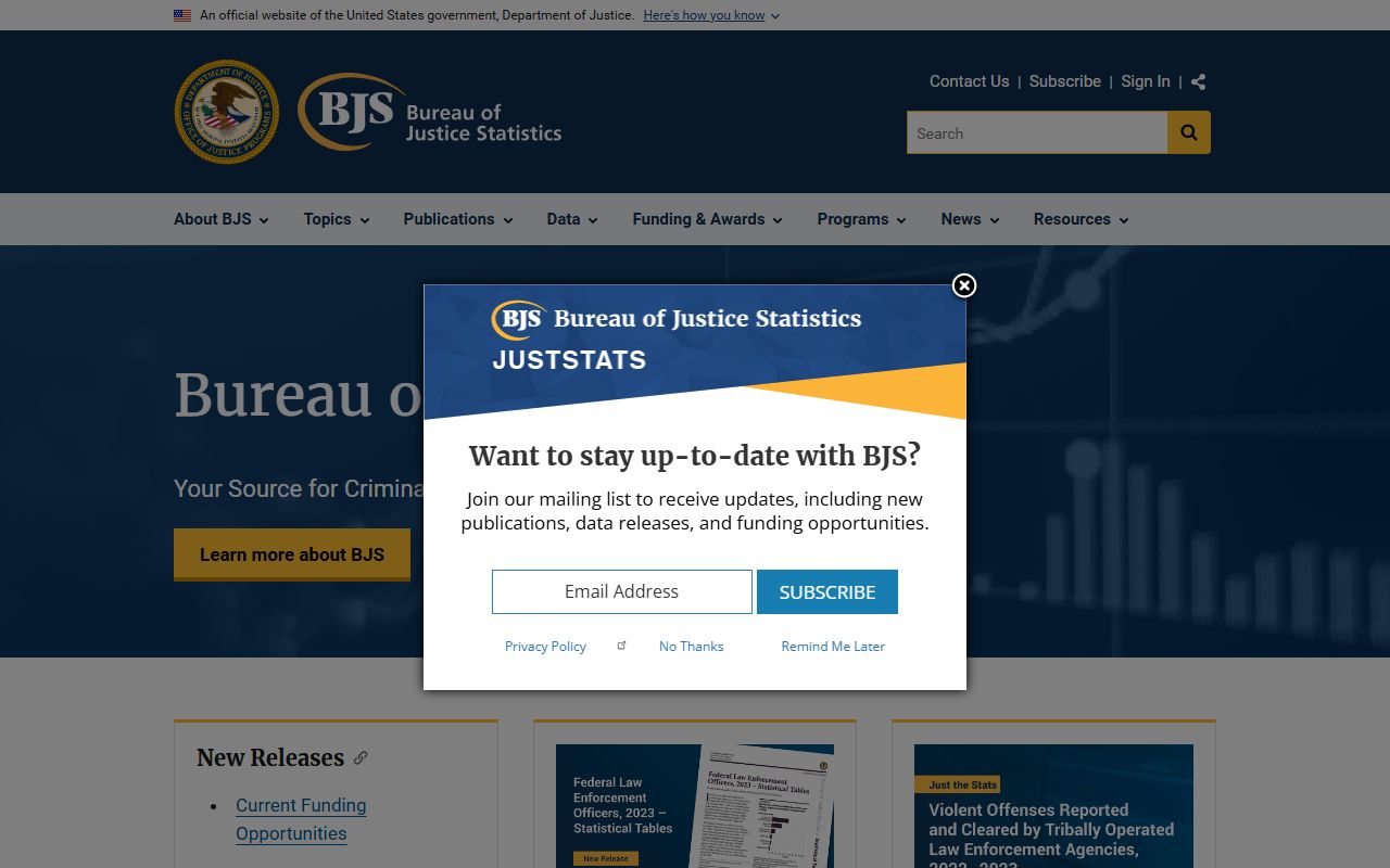 San Bernardino County inmate population data source Bureau of Justice Statistics